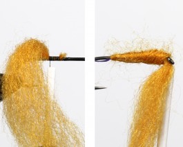 Trilobal Superfine Wing Hair, Golden Olive